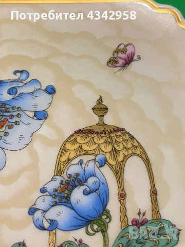 Hutschenreuther. Германия. 1981г.Порцеланова чиния., снимка 2 - Антикварни и старинни предмети - 53275399