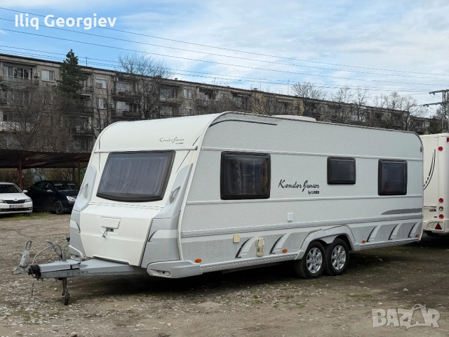 Каравана LMC Kondor Junior by LORD-ФРЕНСКА СПАЛНЯ/2.50-Широка/КЛИМАТИК/СОЛАР/ИНВЕРТОР(3kw)TOP, снимка 2 - Каравани и кемпери - 54088356