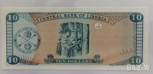 10 долара 2011 UNC Либерия , снимка 2 - Нумизматика и бонистика - 52136447