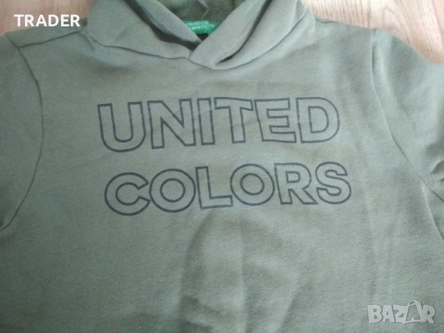 Суичер анорак hoodie горница блуза Бенетон   United colors of Benetton, снимка 3 - Детски анцузи и суичери - 27805672