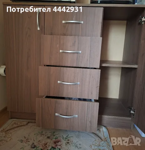 скрин с чекмеджета и вратички, снимка 3 - Скринове - 56483193