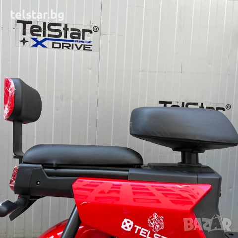 Електрически карго скутер TANK TELSTAR 2000W 72V 23Ah с двойна седалка и възможност за педали 2025 E, снимка 14 - Мотоциклети и мототехника - 52426456