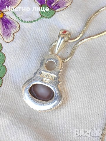 Уникален Сребърен Марков Vintage Медальон SAJEN Jewelry от Остров Бали, снимка 3 - Колиета, медальони, синджири - 42572964