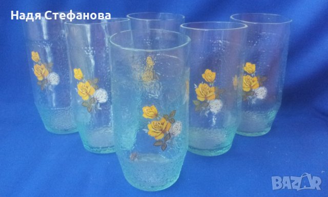 Ретро чаши за безалкохолно - 6 бр, снимка 1