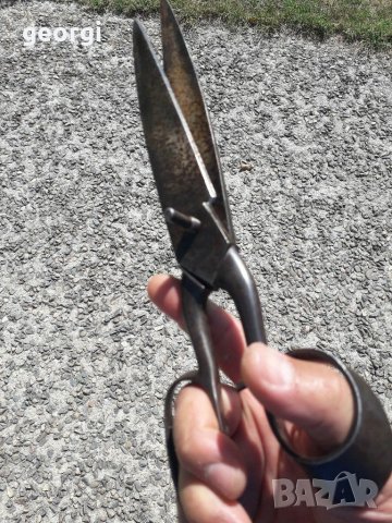 Стара голяма шивашка ножица , снимка 6 - Антикварни и старинни предмети - 30114433