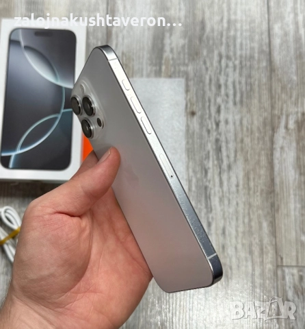  Iphone 16 Pro Max 256 GB - 100 % Battery 🔋 White Отличен   Екран и Гръб са отлични, а , снимка 10 - Apple iPhone - 52147182