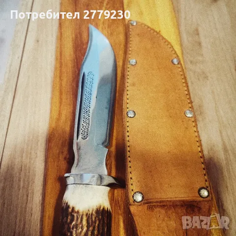 Ловен масивен нож ръчна изработка Нов!, снимка 18 - Ножове - 49966935