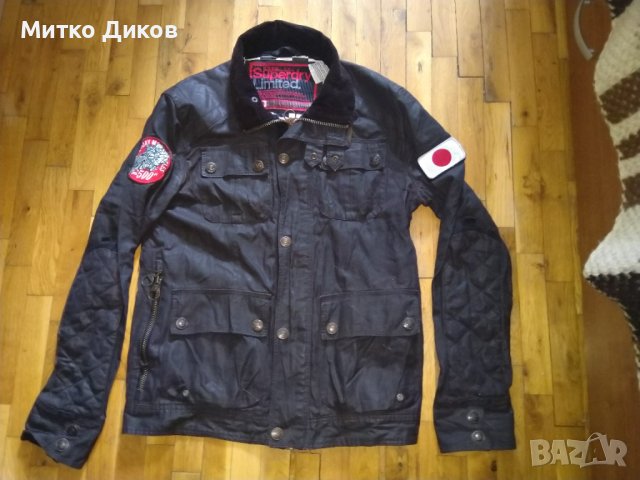 Superdry motorcycle марково мотористко рокерско яке размер М