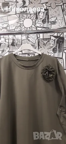 Макси Рокля с цвете!Размери 60 и 62!, снимка 5 - Рокли - 49288026