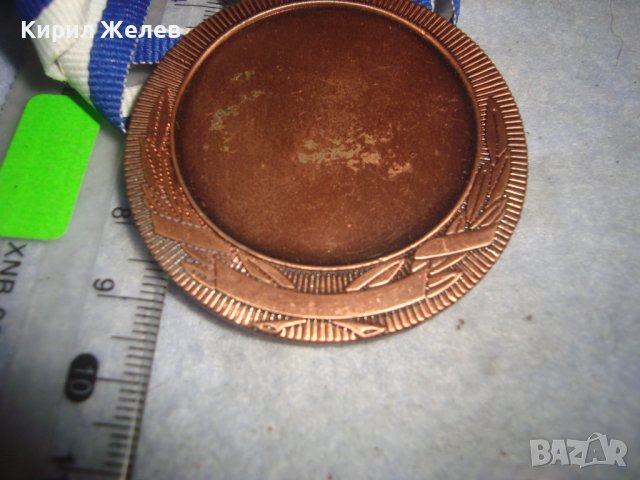 СТАР СПОРТЕН МЕДАЛ ФУТБОЛ КУПА ПОЗЛАТА МЕДЕН с ЛЕНТА 30664, снимка 5 - Антикварни и старинни предмети - 38026148