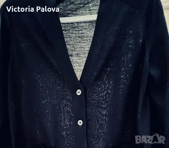 Нова тънка жилетка COS Швеция меринос и коприна, снимка 11 - Жилетки - 49731254