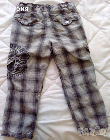 H&M панталонче/бермуди 2 в 1 за пролет-лято, размер 3-4 г./104 см., снимка 4 - Детски къси панталони - 29205585