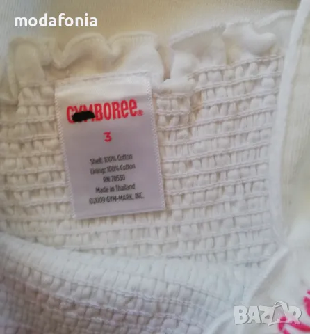 Рокля GYMBOREE с презрамки 3м, снимка 8 - Бебешки рокли - 48994269