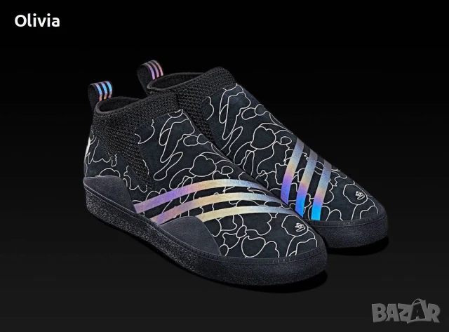 adidas x  bape 3ST.002 ORIGINAL , снимка 9 - Кецове - 51349152