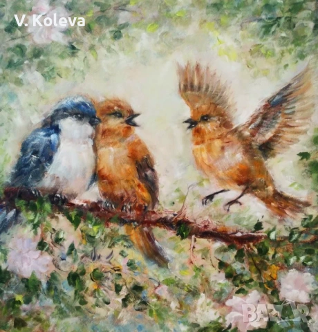 Картина, маслени бои върху платно