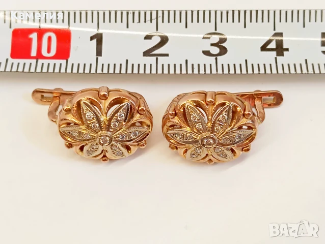 Руско злато , снимка 3 - Обеци - 50738672