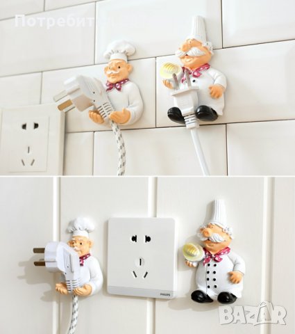 1929 Закачалка готвач за закачане на щепсели, снимка 2 - Други стоки за дома - 30899569