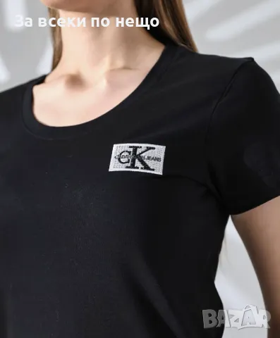 Calvin Klein Дамска Тениска👚Дамска Блуза С Къс Ръкав Келвин Клайн - Налични Различни Цветове, снимка 3 - Тениски - 48932401