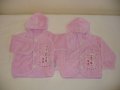 Розови палтенца, снимка 1 - Бебешки якета и елеци - 35240032