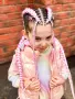 🥰Боксьорски Плитки🤎 Box braids Детски прически Опашки Бохо Туистъри Ариел Къдрици Афро Канекалон , снимка 11
