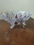 Кристална фруктиера, бонбониера, снимка 3
