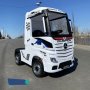 Акумулаторен КАМИОН Mercedes ACTROS Licensed 2X12V батерия, с меки гуми с Кожена седалка,Металик, снимка 4