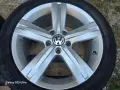 Лети джанти 17ки 5х112 VW + летни гуми 235/45/17, снимка 7