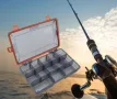 Кутия органайзер за риболов  със закопчалка - m-k28, снимка 2
