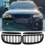 Бъбреци с двойни ребра черен лак за BMW серия 3, снимка 5
