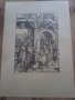 Литография Албрехт Дюрер с воден знак, снимка 4