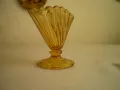 Ваза салфетник красива и трудна за намиране форма  цвят карамел, снимка 5