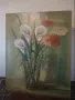 Голяма картина с маслени бои и подпис , снимка 1