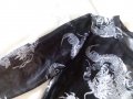 Прозрачна блуза с щампа на китайски дракони р-р XS, снимка 4
