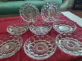 Български комплект кристални чинии, снимка 2