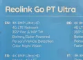 Reolink GO PT Ultra 4K 8MP 4G LTE соларна камера, захранвана от батерии, снимка 3
