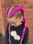 🩵Боксьорски Плитки❤️ Box braids Детски прически Опашки Бохо Туистъри Ариел Къдрици Афро Канекалон , снимка 11