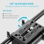 Нова SMALLRIG 15mm LWS базова плоча за камера с монтаж за релси – 1798, снимка 2