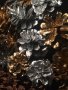 🧡 LOVE MANDARINE "GOLD & SILVER" 🍊 Ръчна изработка ⚒️ Цветя 🌼 от шишарки 🎄, снимка 9