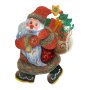Коледна украса светещ Дядо Коледа с подаръци , снимка 1 - Други - 42921928
