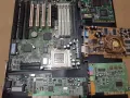Дъно сокет7, ISA, PCI саунд, видеокарти,  CPU и др., снимка 1