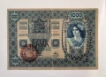 Австрия 1000 крони 1902 г. кръгъл печат, снимка 1