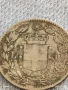 Сребърна монета 1 лира 1887г. Италия Умберто първи за КОЛЕКЦИЯ 38803, снимка 7