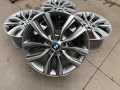 4 бр. оригинални алуминиеви джанти BMW 18 цола 5x112 , централен отвор 66.6, ET57, 8J, снимка 1