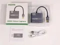 HDMI - USB 3.0 Video Capture Card Game Live Streaming видео кепчър, снимка 2