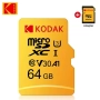 KODAK Micro SD 64 Class 10 U3 – Нова карта памет, снимка 2