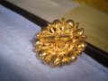 ПОЗЛАТЕНА ПЕРЛЕН ТИП ВИНТИДЖ АРТ ДЕКО СТИЛ СТАРА БРОШКА 14495, снимка 6