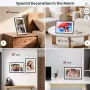 Frameo WiFi цифрова фоторамка, 10.1” електронна фоторамка с 1920x1200 FHD IPS сензорен екран , снимка 4