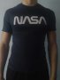 Памучна тениска NASA от H&M (S) в много добро състояние, снимка 1 - Тениски - 44451130