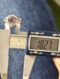 Дамски 925 сребърен пръстен Цвят хамелеон Голям разме Диаметър 18,27мм, снимка 2
