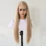 Елегантна права руса перука с дантела 13x4 лейс фронт LACE FRONT, снимка 8